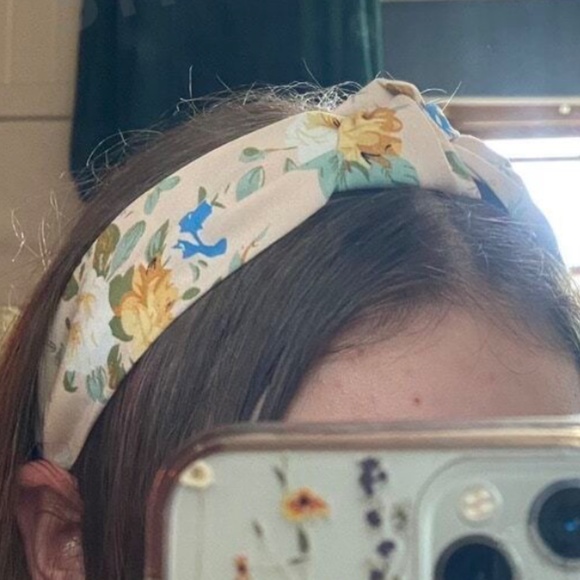 Floral Print Knot Headband